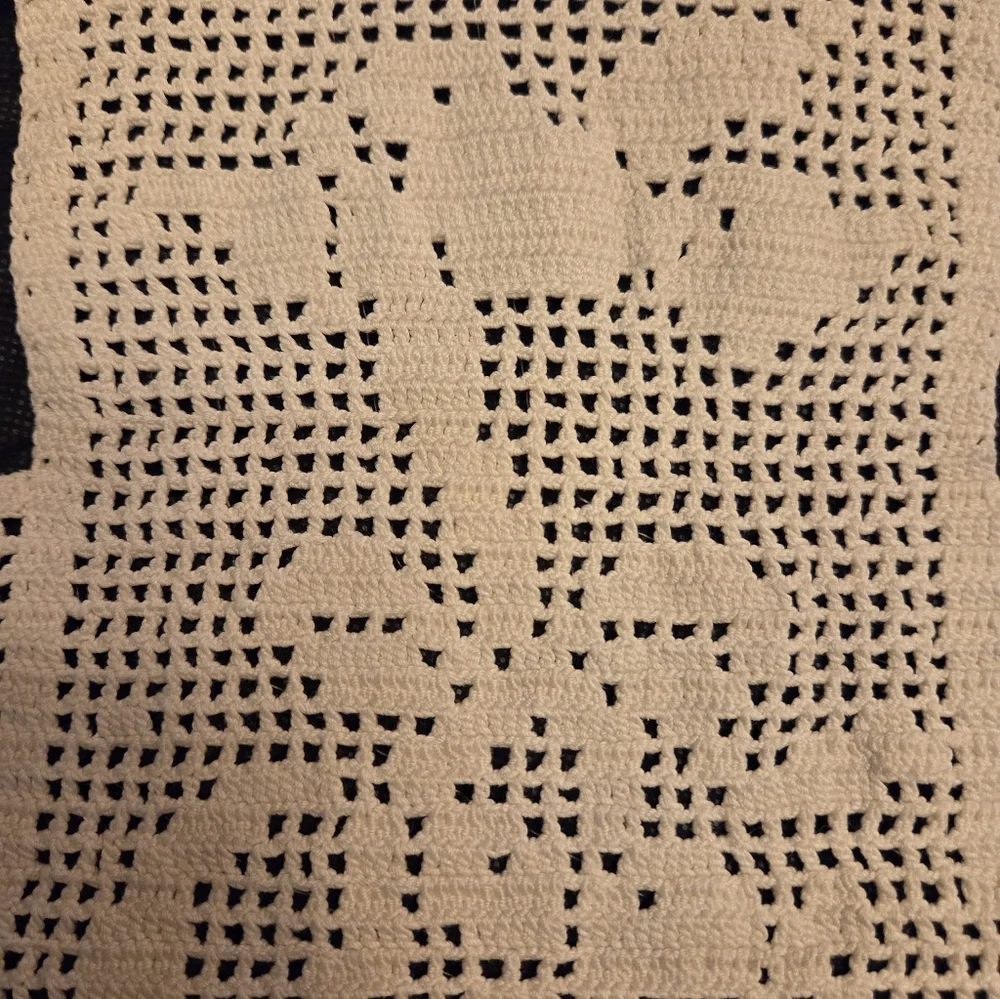VTG VGUC 3 Piece Filet Doily Set